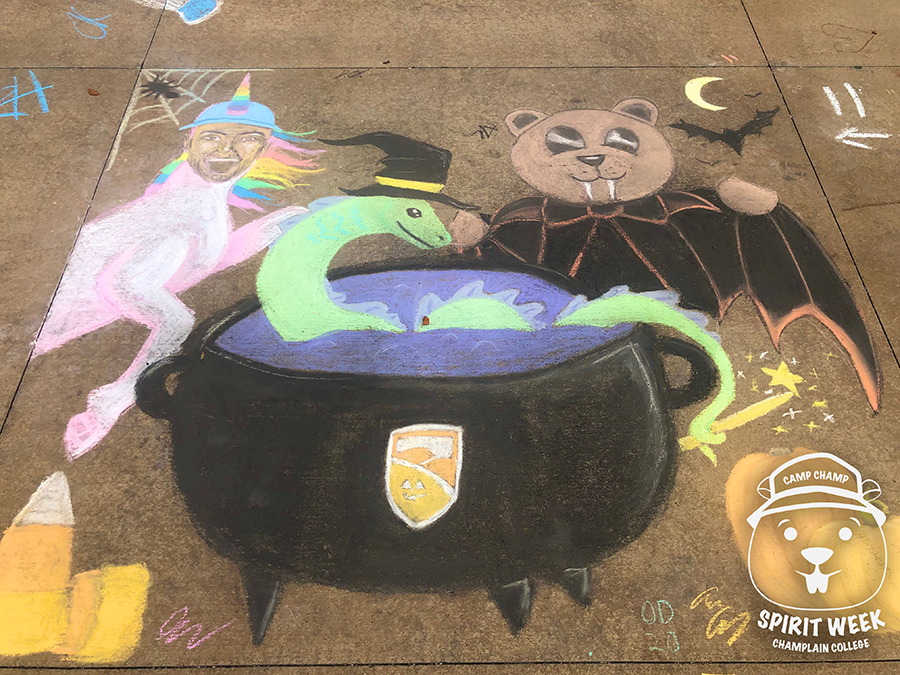 Camp Champ Spirit Week: Annual Chalking Competition